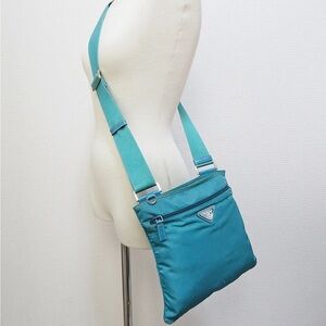 Prada Aqua Crossbody Bag